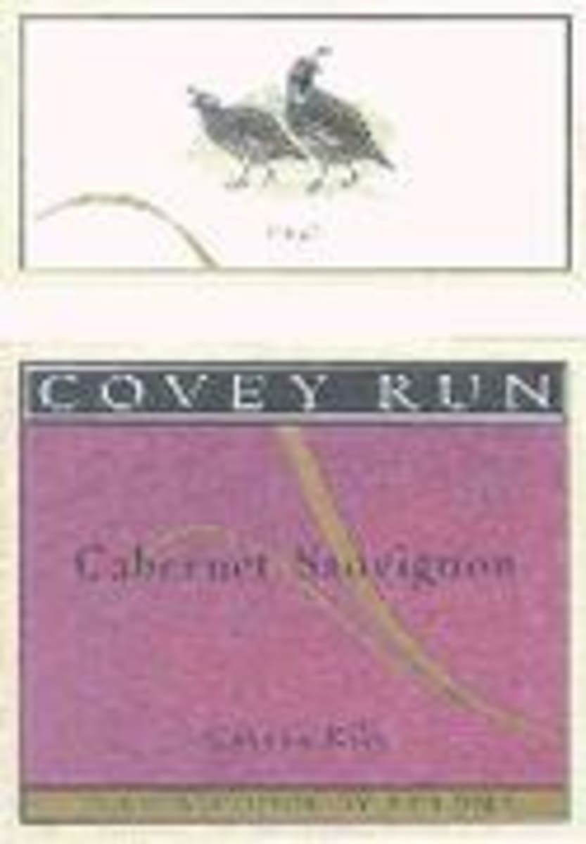 Covey Run Cabernet Sauvignon 1997 Front Label