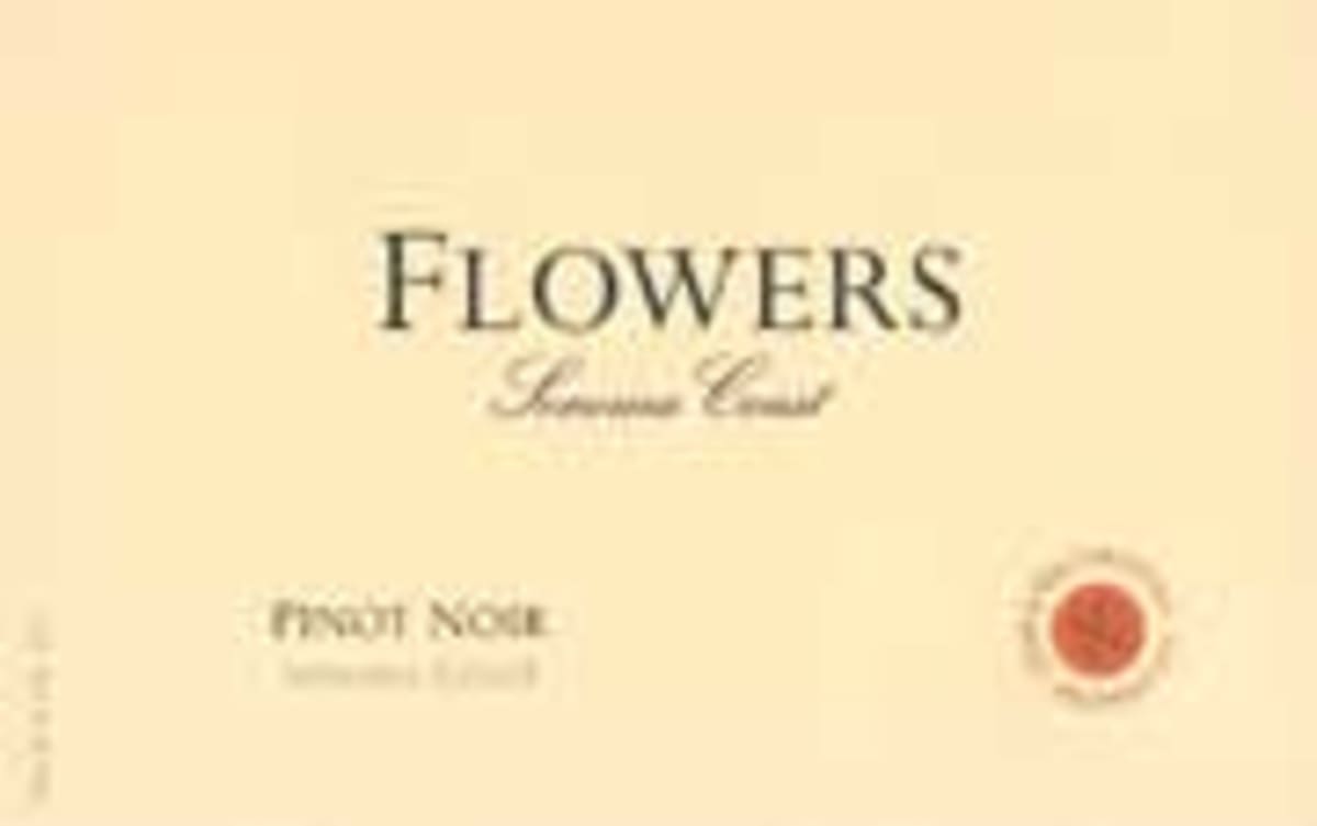 Flowers Sonoma Coast Pinot Noir 2001 Front Label