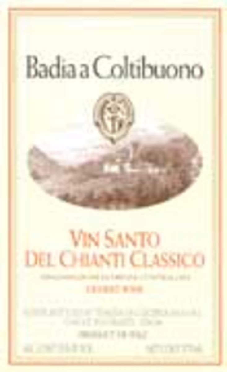 Badia a Coltibuono Vin Santo (375ML half-bottle) 1997 Front Label