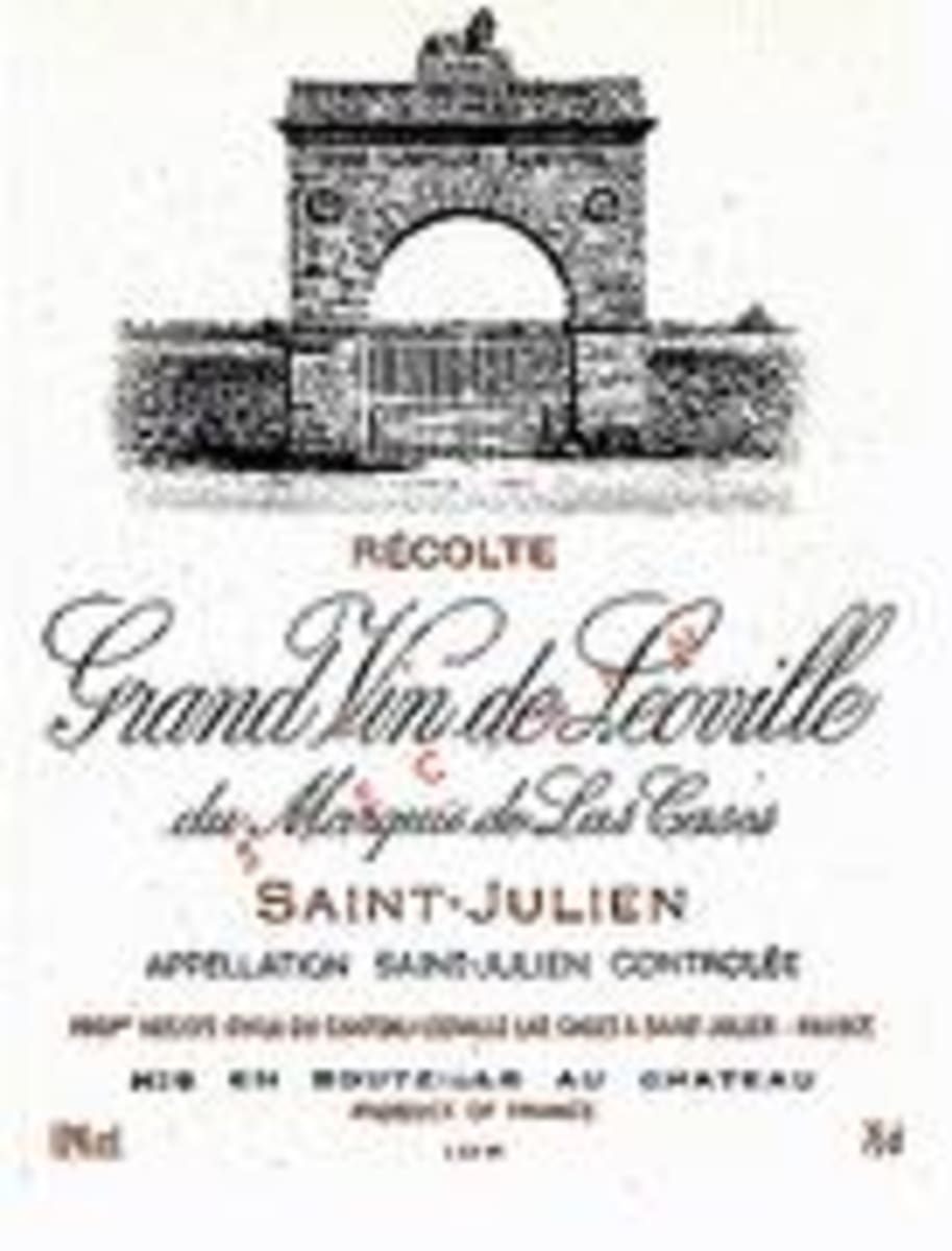 Chateau Leoville Las Cases (375ML half-bottle) 1989 Front Label