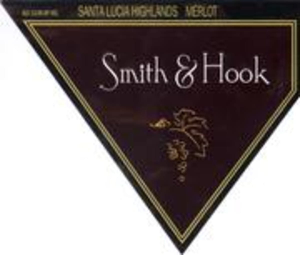 Smith & Hook Santa Lucia Highlands Merlot 1996 Front Label