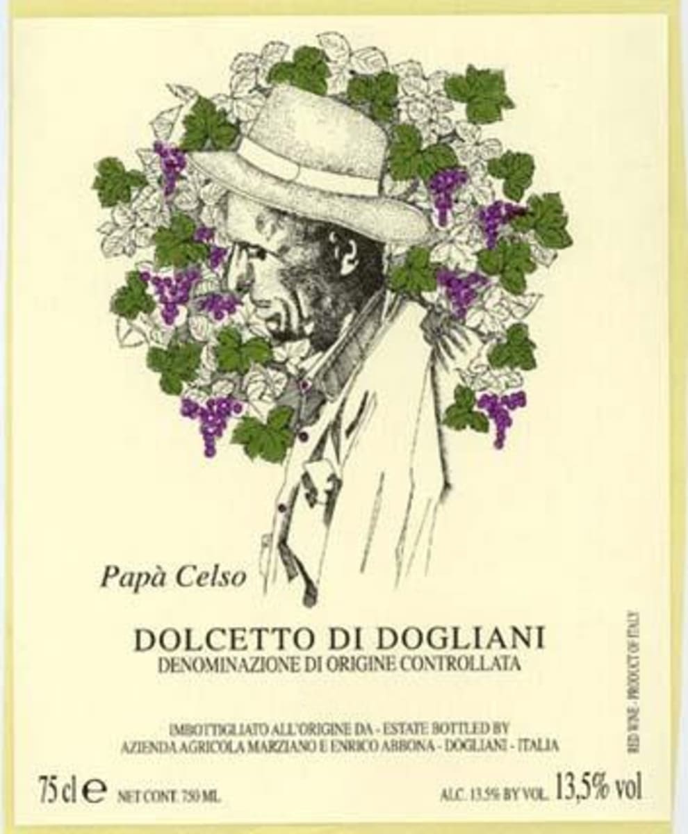 Abbona Dogliani Papa Celso Dolcetto 2013 Front Label
