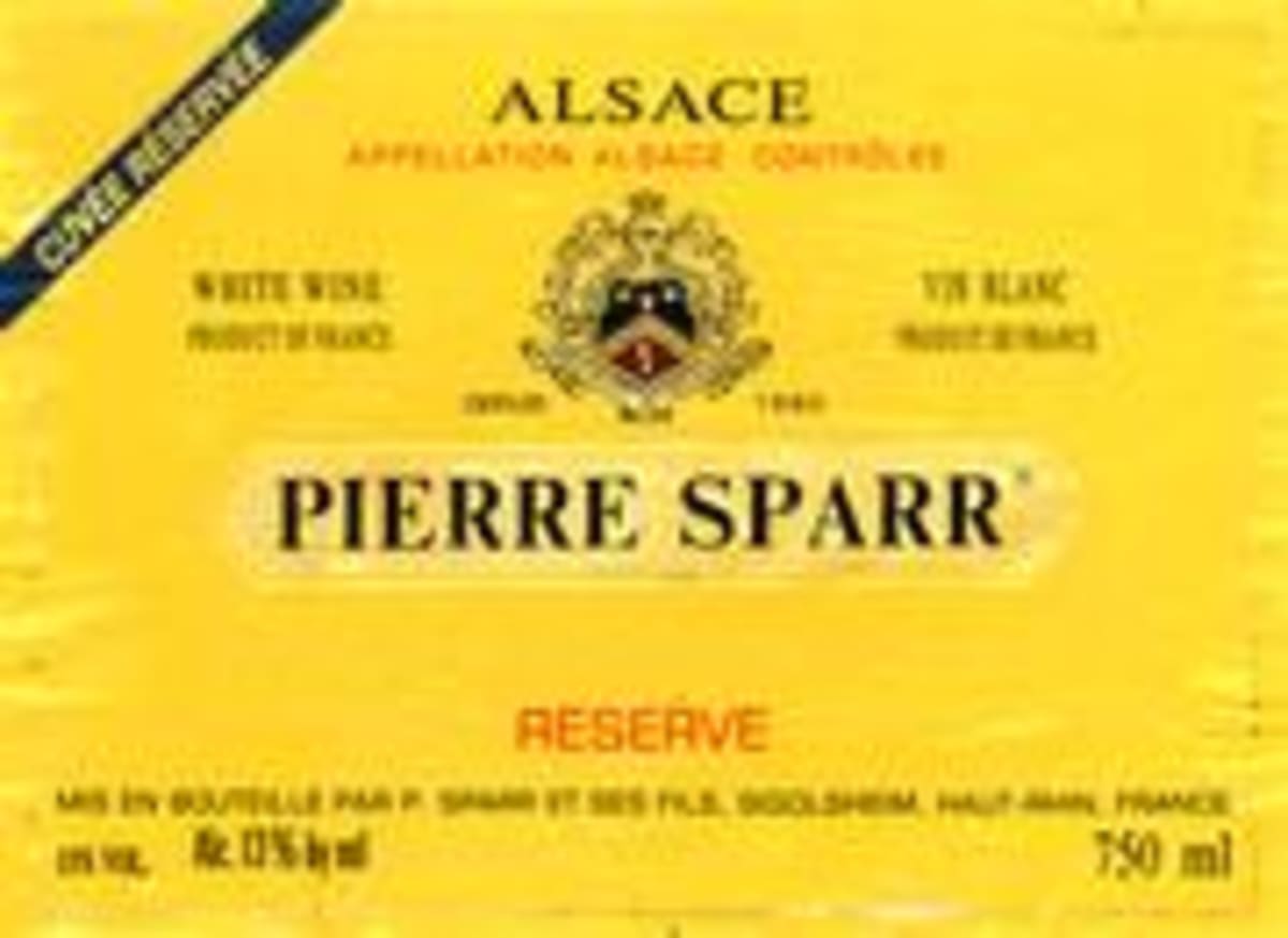 Pierre Sparr Pinot Blanc 1998 Front Label