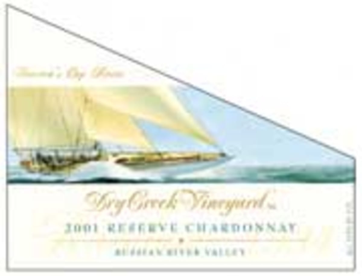 Dry Creek Vineyard Reserve Chardonnay 2001 Front Label