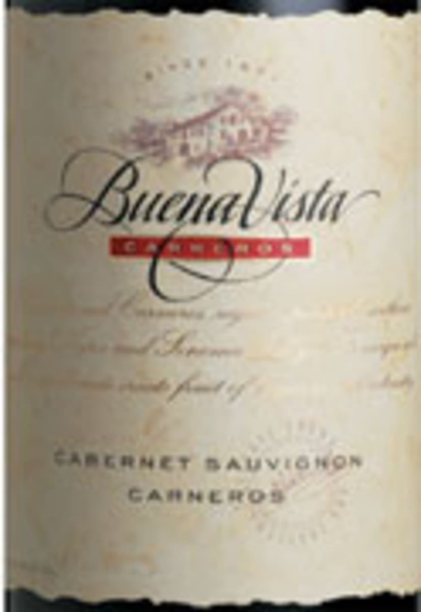 Buena Vista Cabernet Sauvignon 2001 Front Label