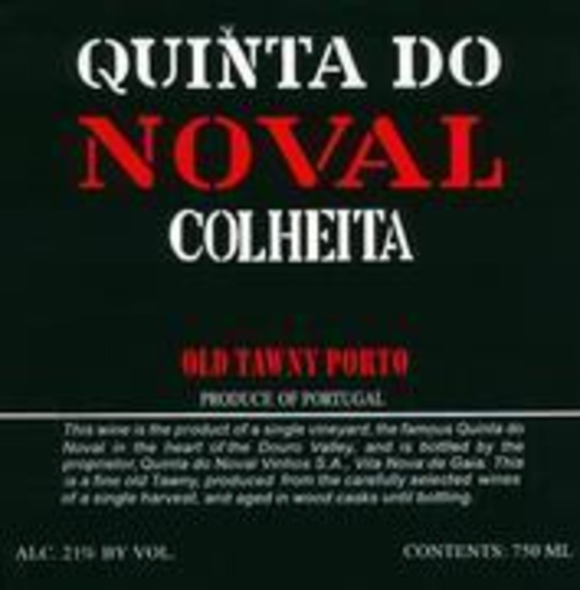 Quinta do Noval Colheita Vintage 1982 Front Label