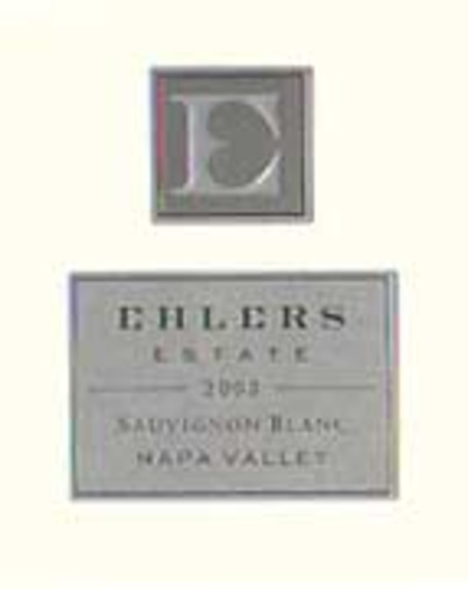 Ehlers Estate Sauvignon Blanc 2003 Front Label