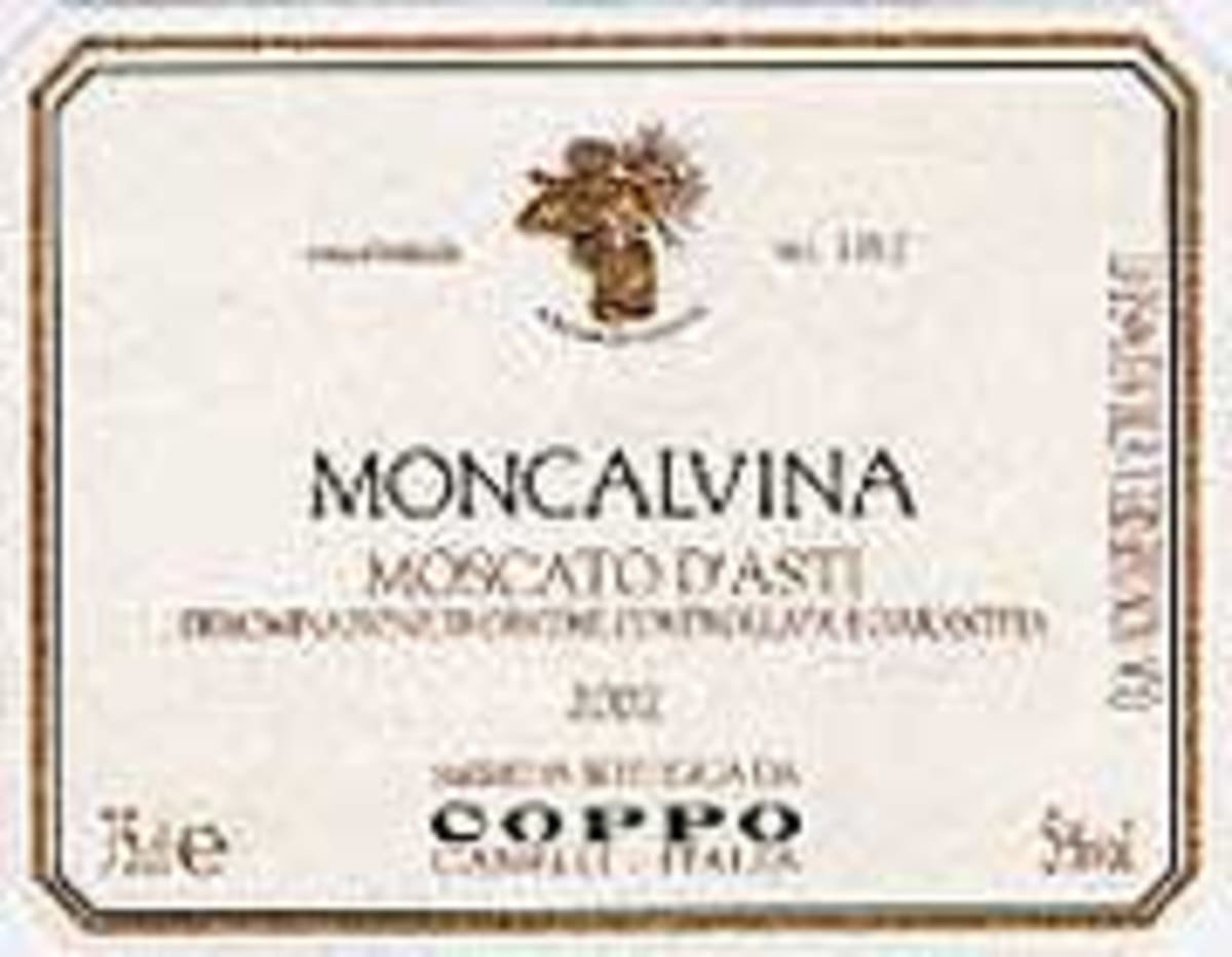 Coppo Moncalvina Moscato d'Asti 2003 Front Label