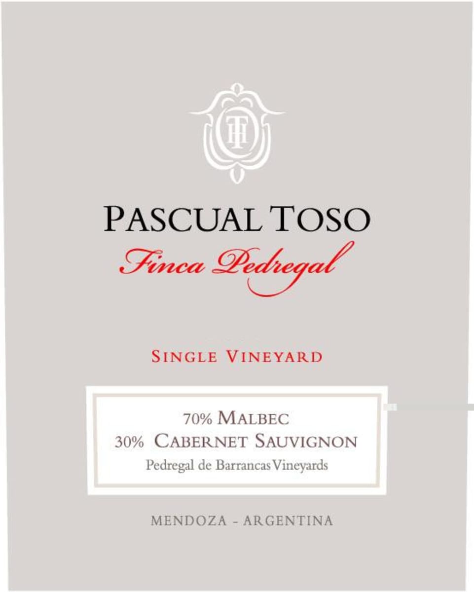 Pascual Toso Finca Pedregal 2006 Front Label