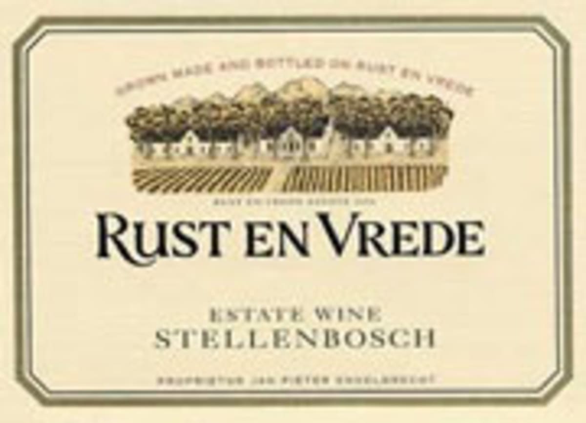 Rust en Vrede Estate Red Blend 2002 Front Label