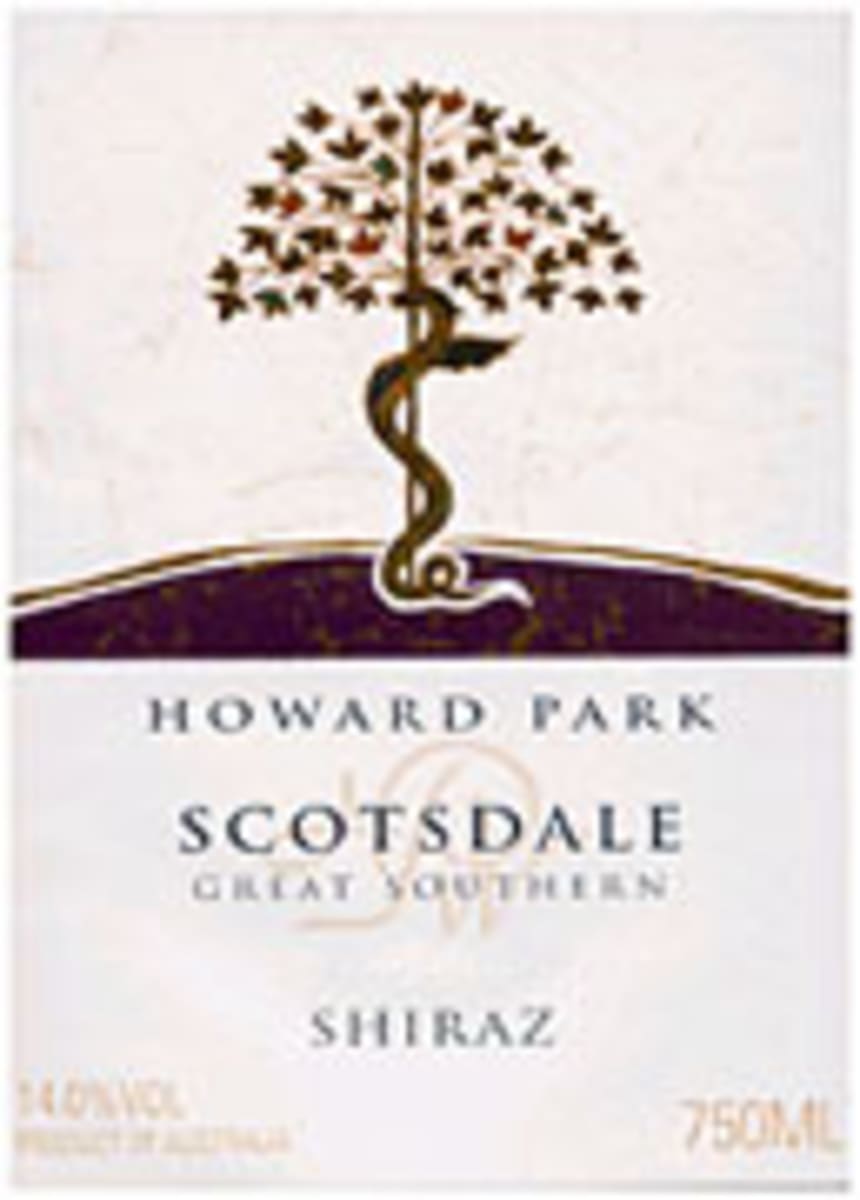 Howard Park Scotsdale Shiraz 2002 Front Label