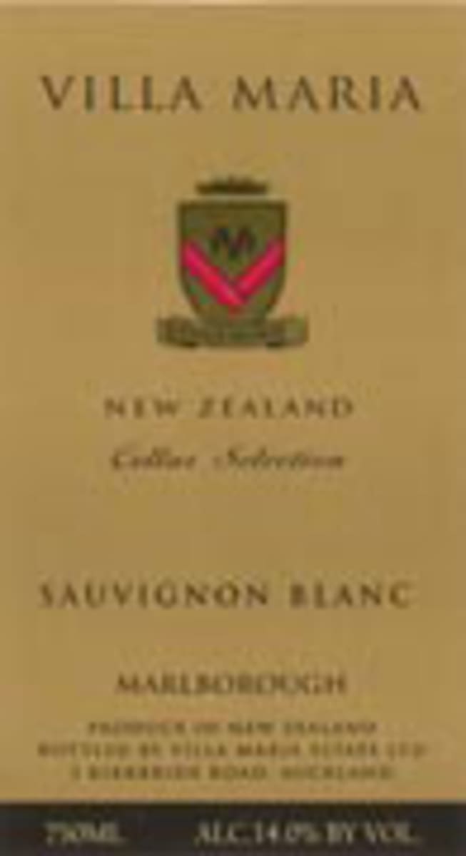 Villa Maria Cellar Selection Sauvignon Blanc 2004 Front Label