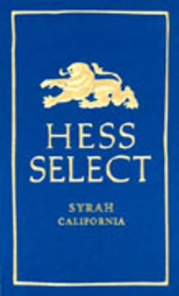 Hess Select Syrah 2002 Front Label