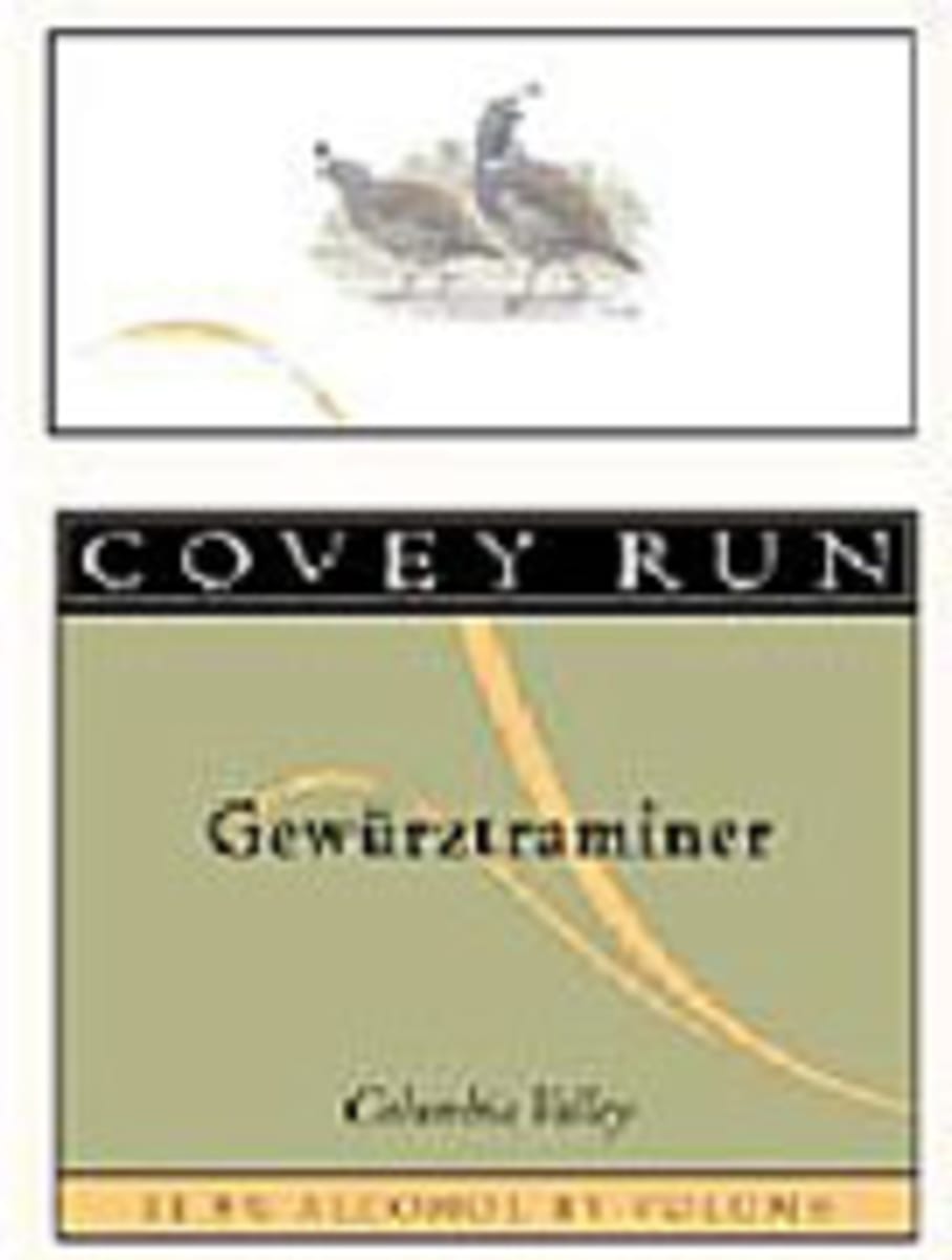 Covey Run Gewurztraminer 2004 Front Label