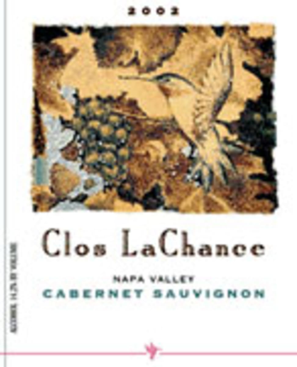 Clos LaChance Cabernet Sauvignon 2002 Front Label