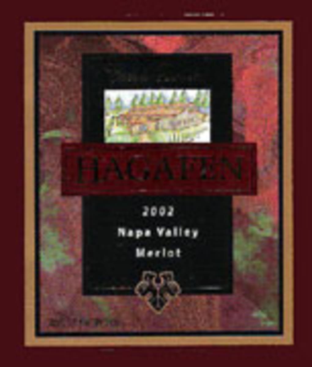 Hagafen Merlot (OU Kosher) 2002 Front Label