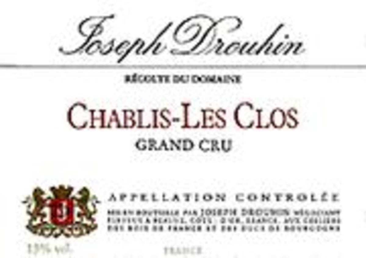 Joseph Drouhin Chablis Les Clos Grand Cru 1997 Front Label