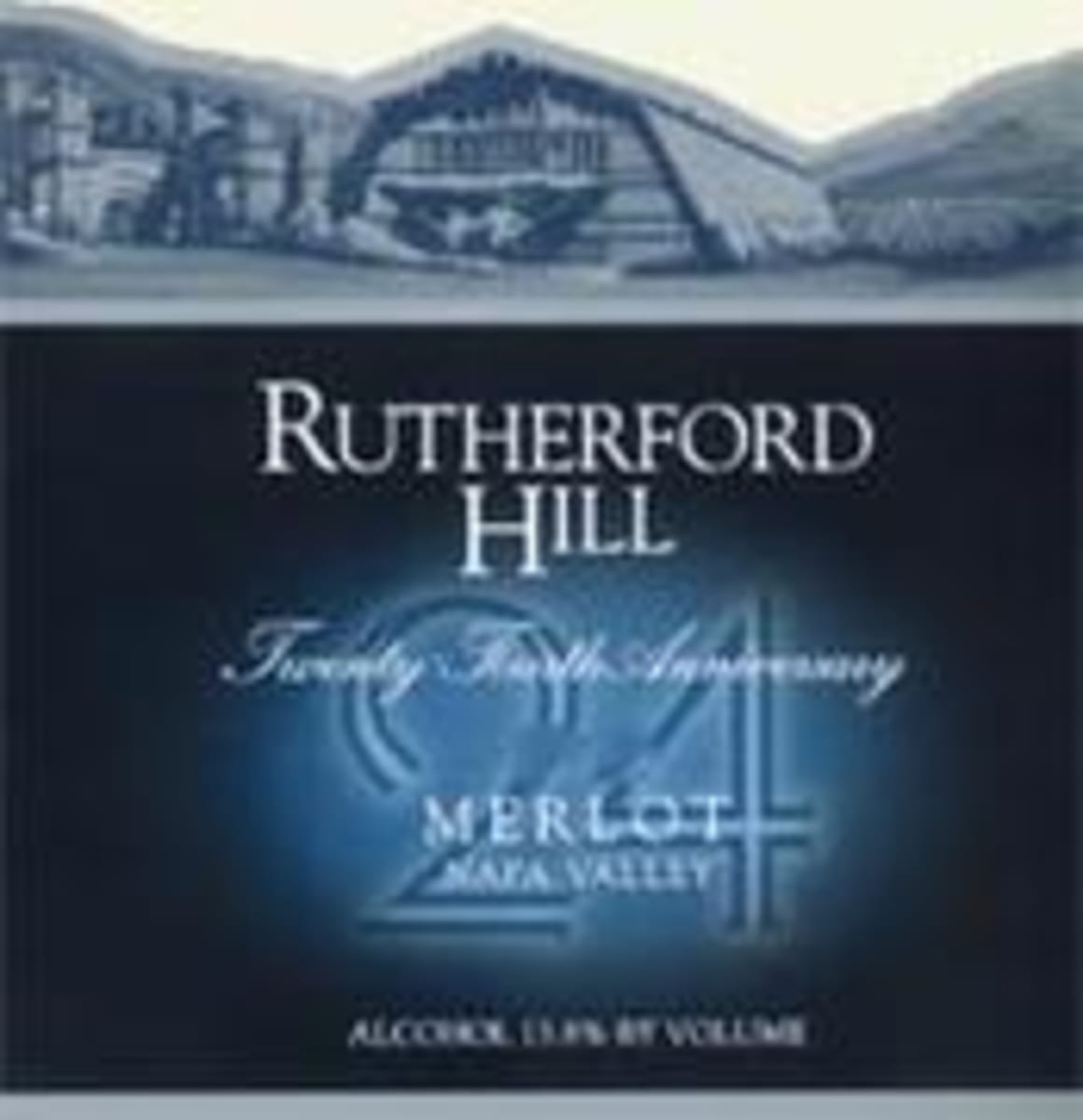 Rutherford Hill Merlot 1996 Front Label