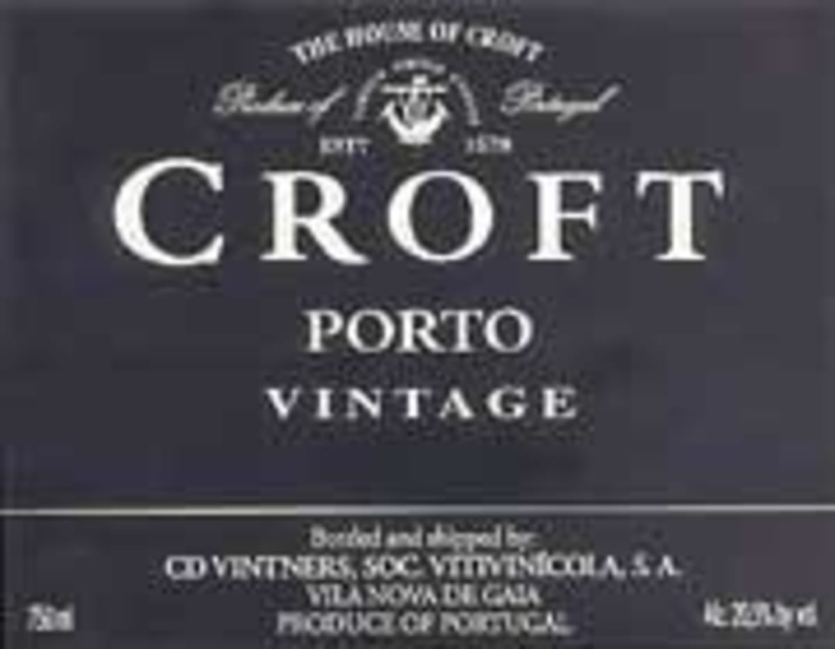 Croft Vintage Port 1982 Front Label
