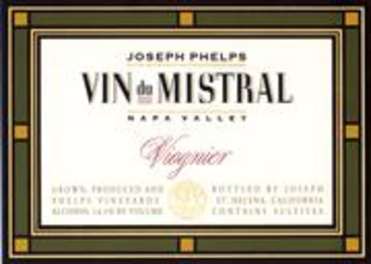 Joseph Phelps Viognier 1997 Front Label