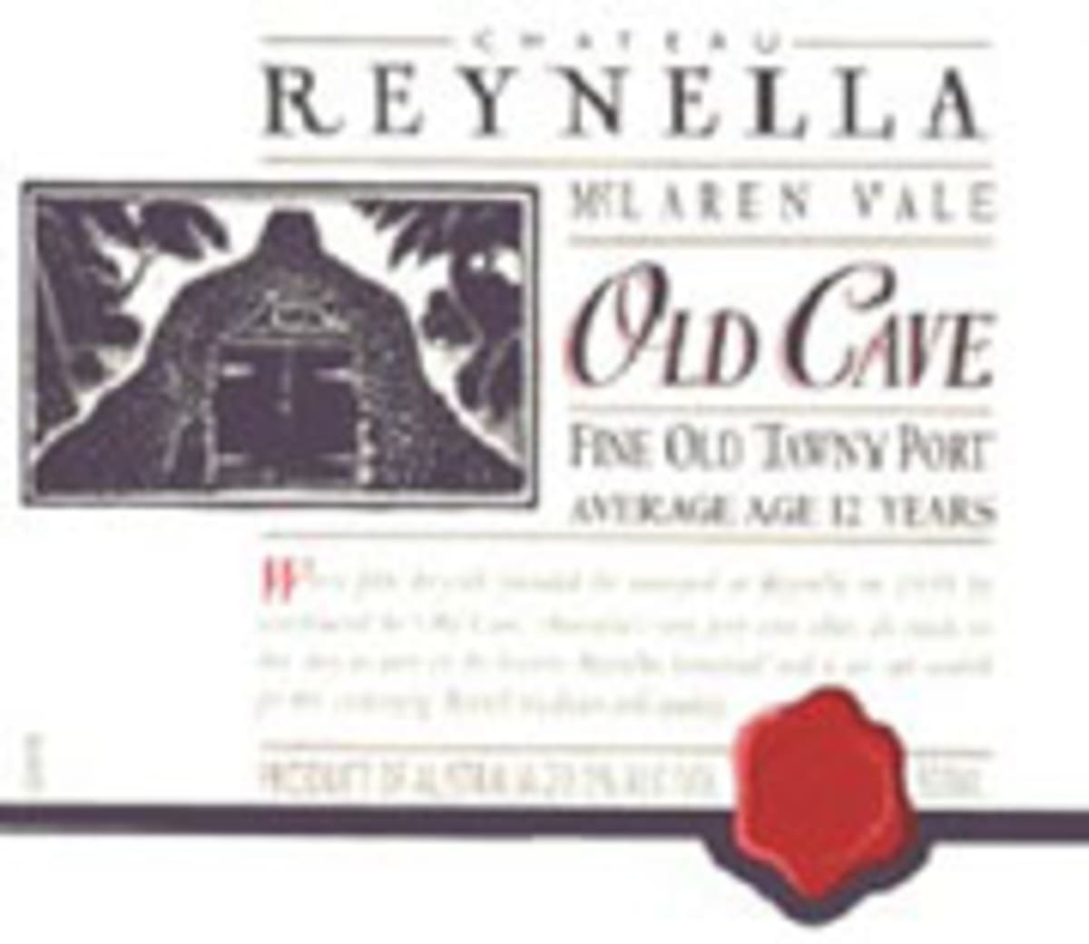 Ch. Reynella Old Cave Fine Old Tawny Port (500ml) Front Label