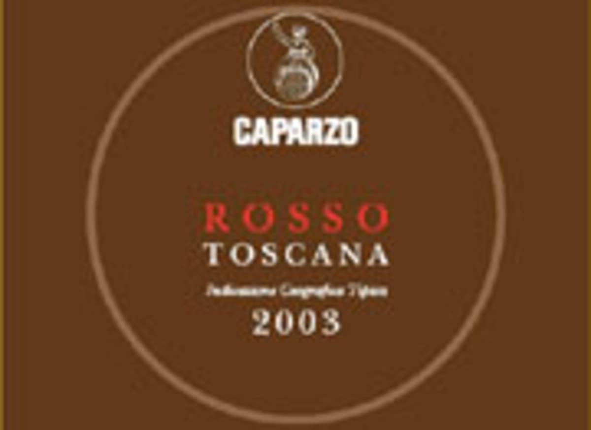 Caparzo Rosso di Montalcino 2003 Front Label