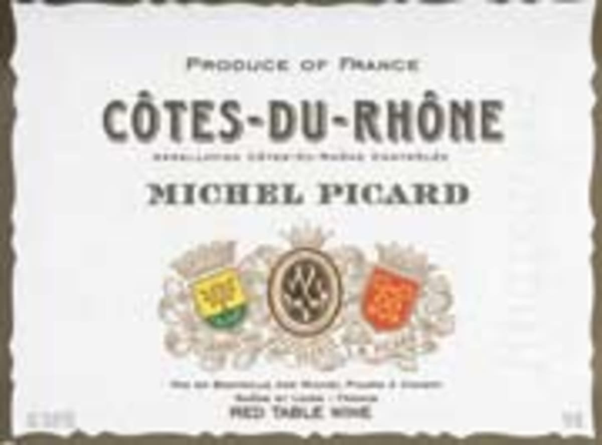 M. Picard Cotes du Rhone 1997 Front Label