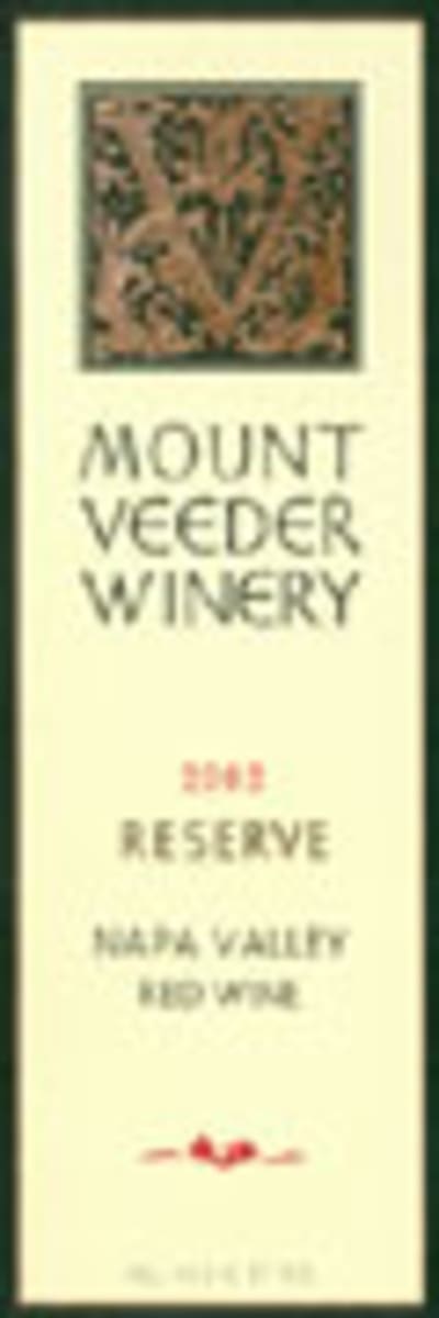 Mount Veeder Winery Reserve Red 2002 Front Label