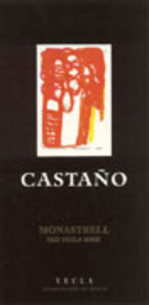 Bodegas Castano Monastrell 2003 Front Label