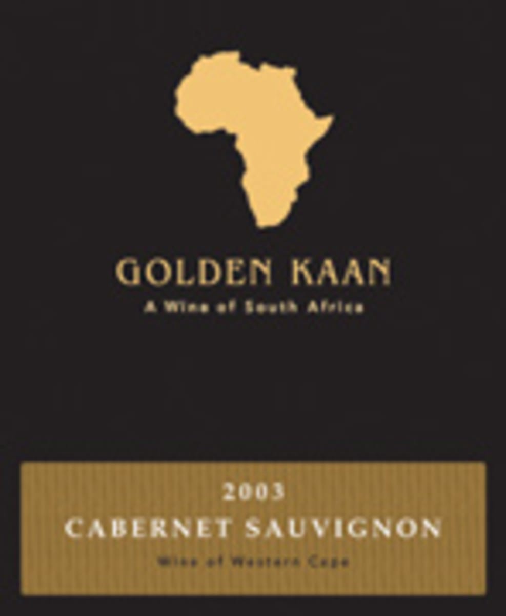 Golden Kaan Cabernet Sauvignon 2003 Front Label