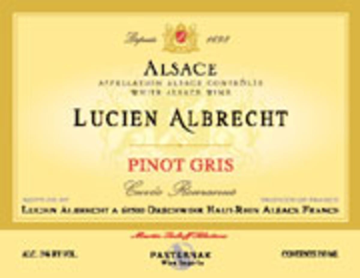 Lucien Albrecht Reserve Pinot Gris Romanus 2005 Front Label