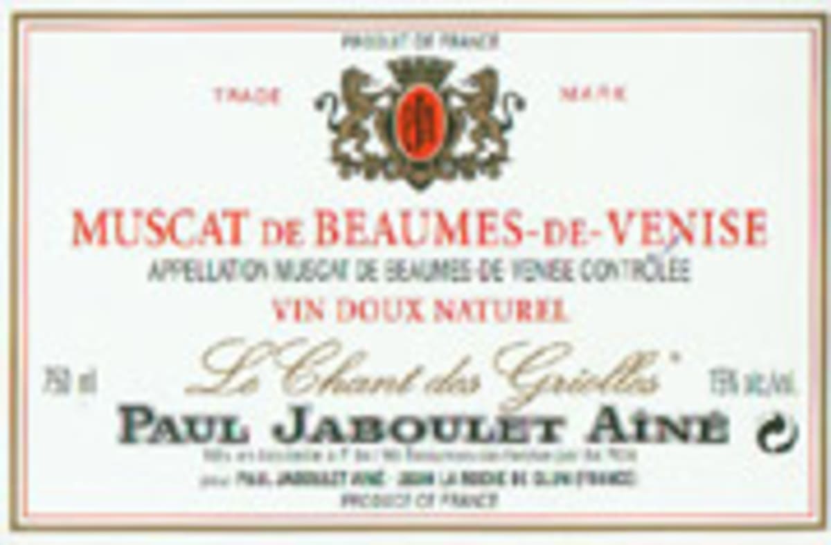 Jaboulet Beaumes de Venise Muscat (375ML half-bottle) 2003 Front Label