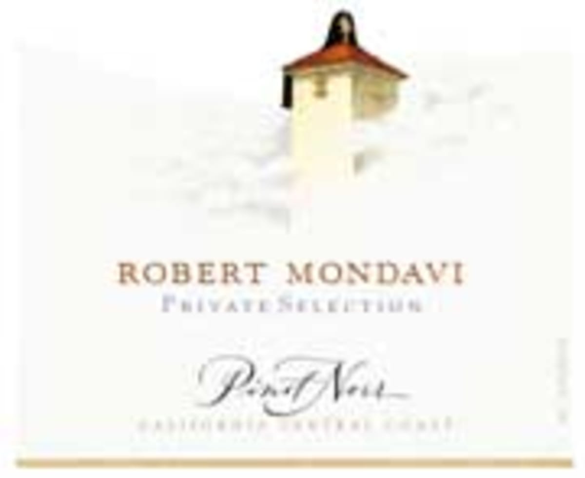 Robert Mondavi Private Selection Pinot Noir 2005 Front Label