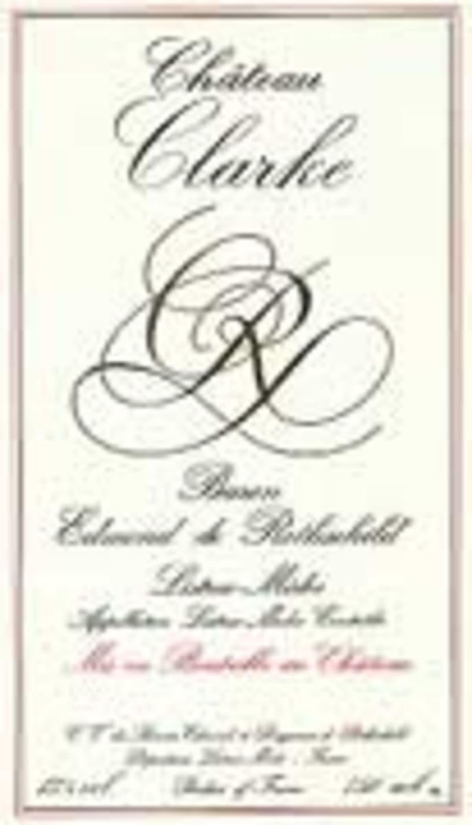 Chateau Clarke Listrac Medoc 2003 Front Label