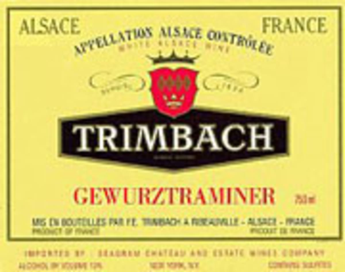 Trimbach Gewurztraminer 2004 Front Label