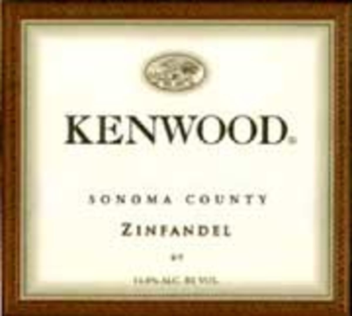 Kenwood Zinfandel 2004 Front Label