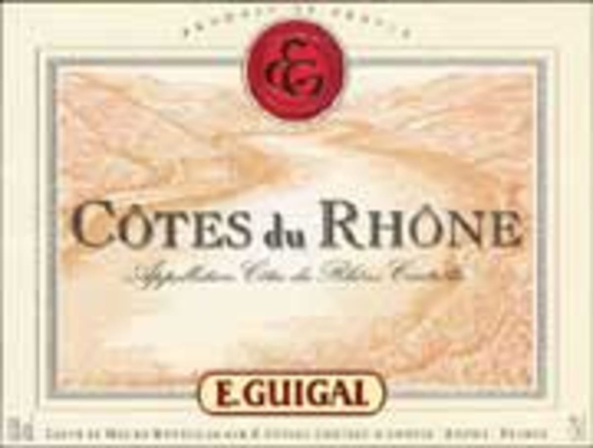 Guigal Cotes du Rhone Rouge 2004 Front Label