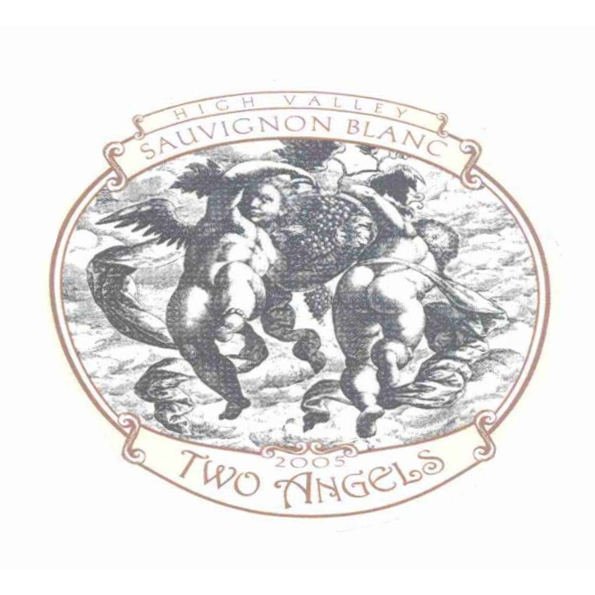 Two Angels Sauvignon Blanc 2005 Front Label