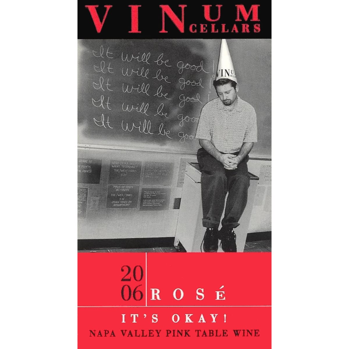 Vinum Cellars Rose It's Okay 2006 Front Label