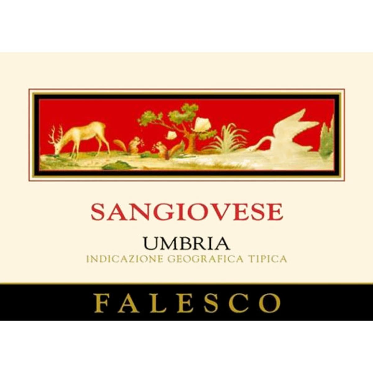 Falesco Sangiovese 2006 Front Label
