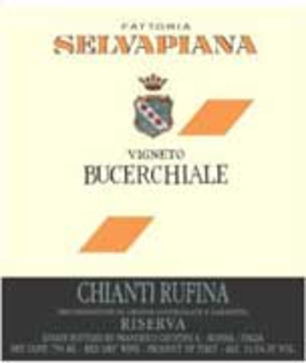 Selvapiana Chianti Rufina Riserva Bucerchiale 2003 Front Label