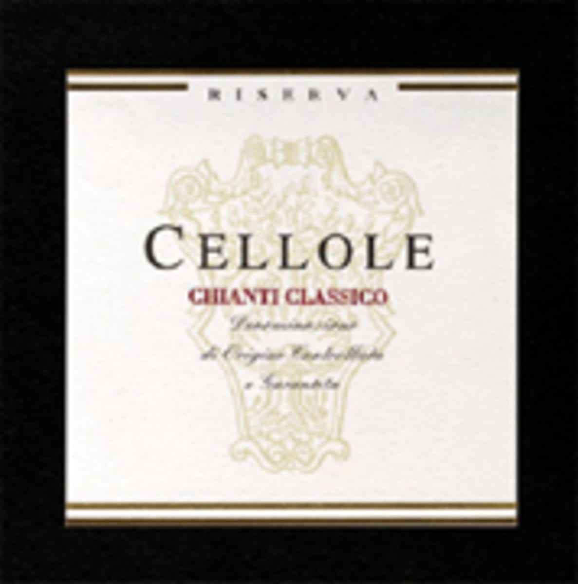 San Fabiano Calcinaia Cellole Riserva Chianti Classico 2003 Front Label