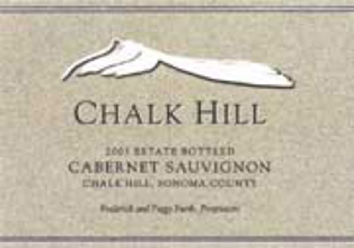 Chalk Hill Cabernet Sauvignon (375ML half-bottle) 2003 Front Label