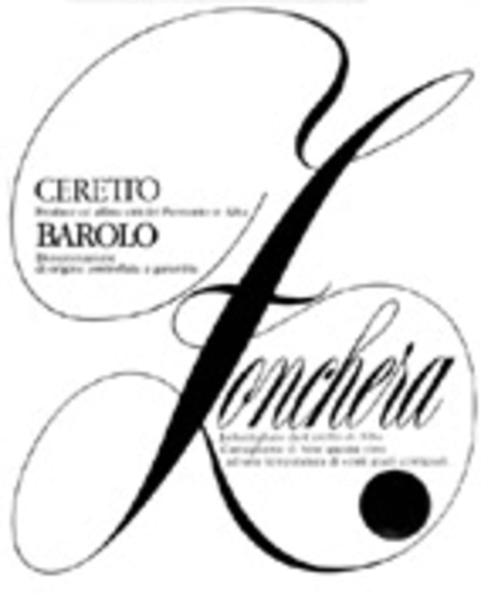 Ceretto Barolo Zonchera 2001 Front Label