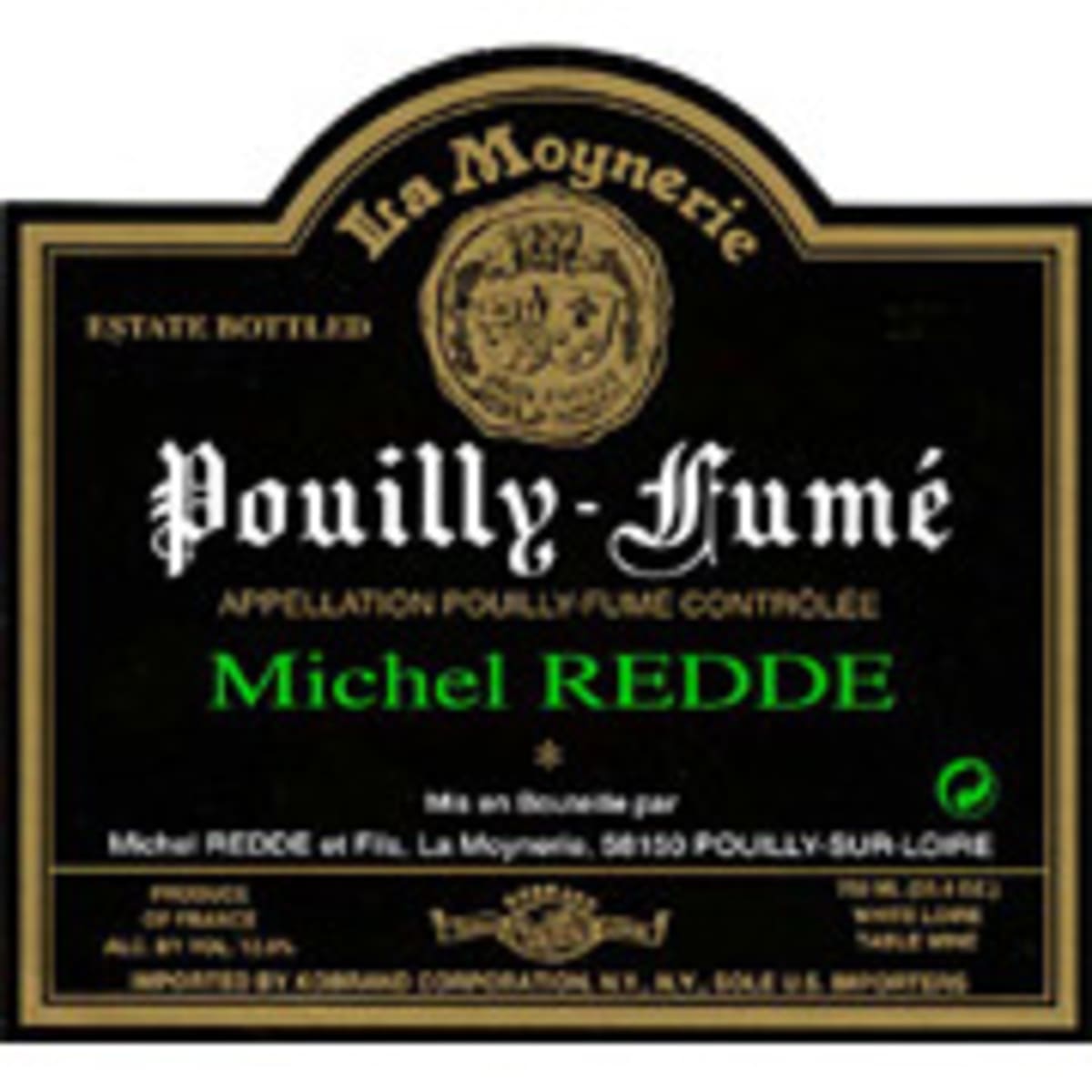 Michel Redde Pouilly Fume La Moynerie 2004 Front Label