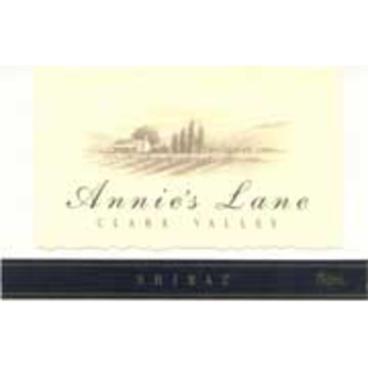 Annie's Lane Shiraz 2003 Front Label