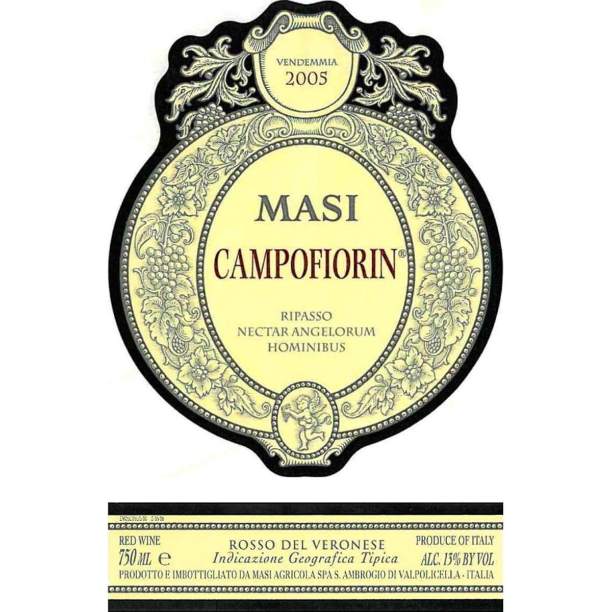 Masi Campofiorin Rosso del Veronese 2005 Front Label