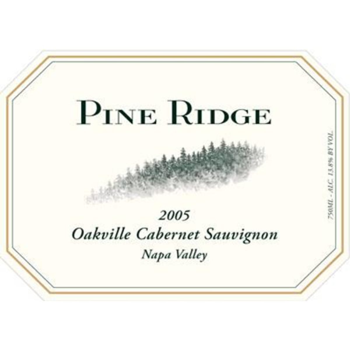 Pine Ridge Oakville Cabernet Sauvignon 2005 Front Label