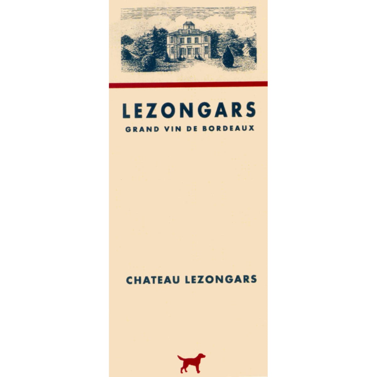Chateau Lezongars  2005 Front Label
