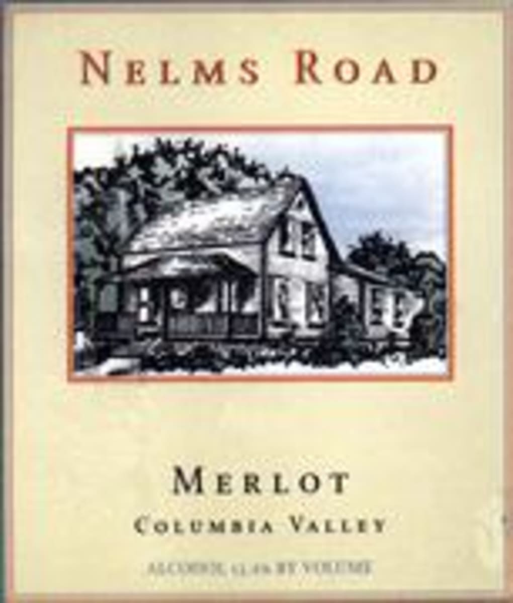 Woodward Canyon Nelms Road Merlot 1998 Front Label